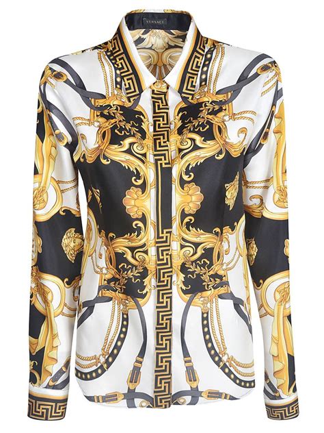 blue versace style shirt|Versace look alike shirts.